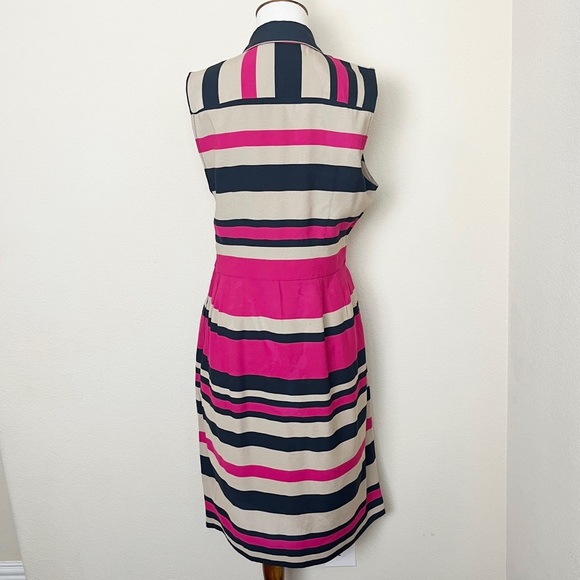 L.K. Bennett Martha Multi Color Sleeveless Dress - Picture 8 of 13